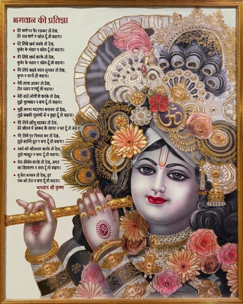 Lord Krishna Divine Artwork